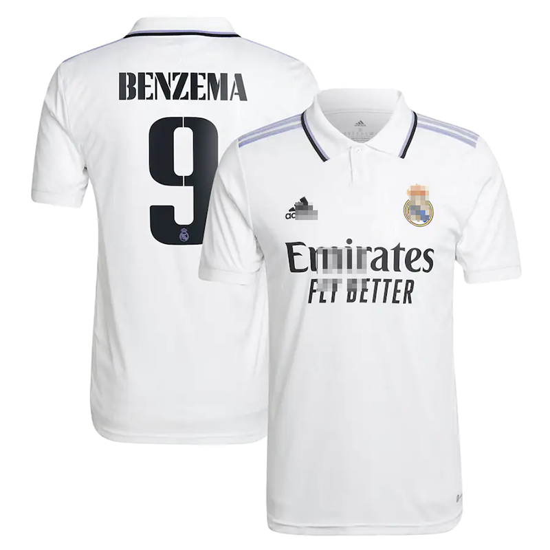 Camiseta Benzema 9 Real Madrid Home 2022/2023